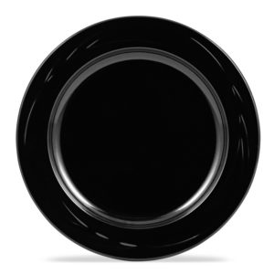 Chef's Collection - Melamine 10.5" Plate - Black