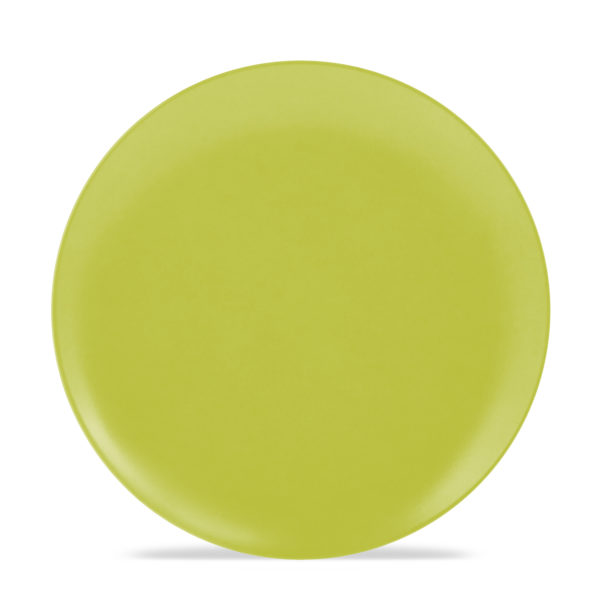 Cora - Melamine 10" Plate - Citrus Green