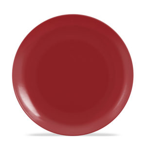 Cadence - Melamine 10" Plate - Merlot Red