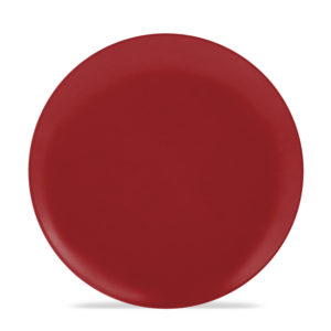 Cora - Melamine 10" Plate - Merlot Red