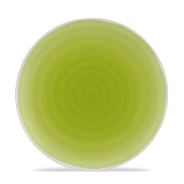 Cadence - Melamine 10" Plate - Reactive Glaze Citrus Green