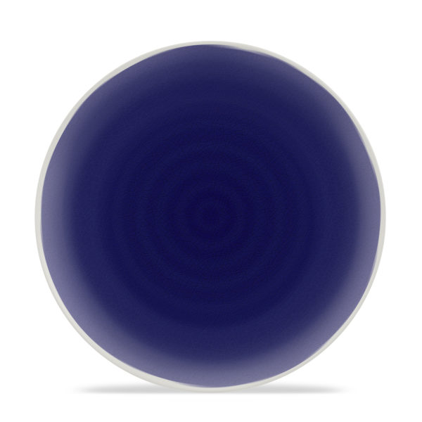 Cadence - Melamine 10" Plate - Reactive Glaze Cobalt Blue