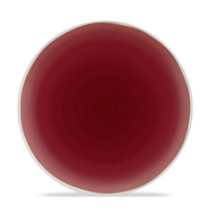 Cadence - Melamine 10" Plate - Reactive Glaze Merlot Red