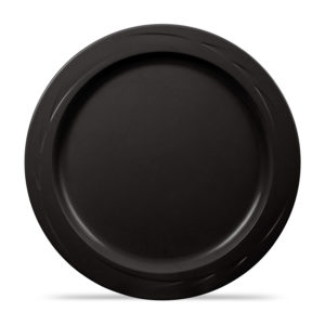 Chef's Collection - Melamine 12" Plate - Black