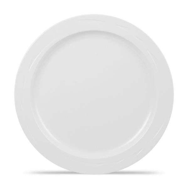 Chef's Collection - Melamine 12" Plate - Pure White
