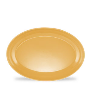 Melamine 36oz Oval Serving Bowl - Maize Yellow