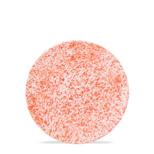 Cora - Melamine 8" Plate - Spring Mottled - Canyon Coral