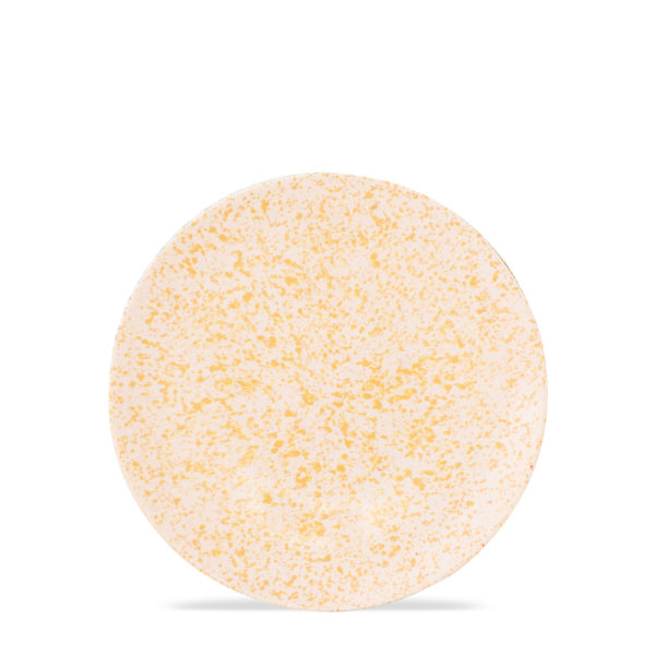 Cora - Melamine 8" Plate - Summer Mottled - Maize Yellow