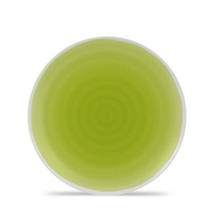 Cadence - Melamine 9" Salad Plate - Reactive Glaze Citrus Green