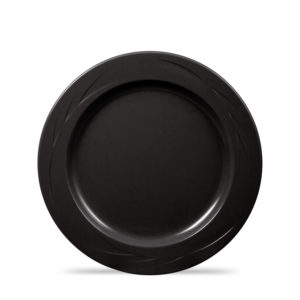 Chef's Collection - Melamine 9" Plate - Black