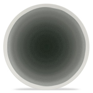 13" Round Platter - Reactive Glaze - Slate Grey