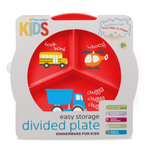 Divided Plate w/Lid - Things That Go