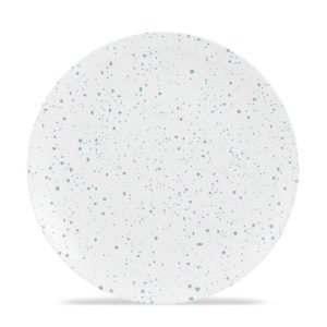 Cadence - Melamine 10" Plate - Speckled - Sea Aqua