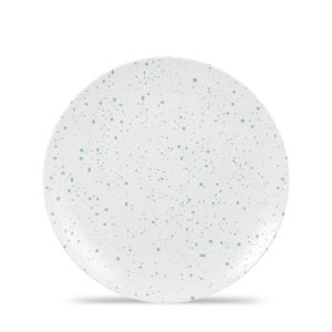 Cadence - Melamine 9" Salad Plate - Speckled - Sea Aqua