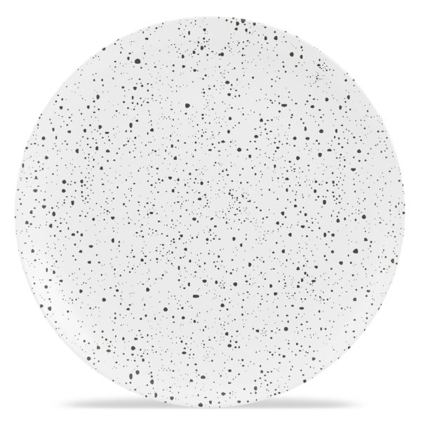 13" Round Platter - Speckled - Slate Grey