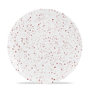 Cadence - Melamine 10" Plate - Speckled - Merlot Red