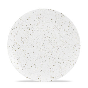 Cadence - Melamine 10" Plate - Speckled - Putty